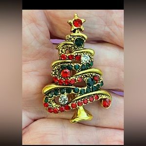 Christmas Tree Brooch Pin